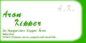 aron kipper business card